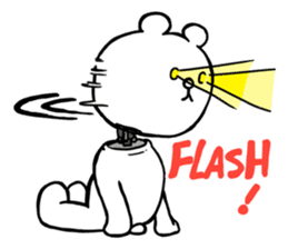 Cyber White Bear (English ver.) sticker #2707844
