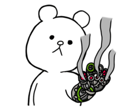 Cyber White Bear (English ver.) sticker #2707845