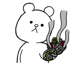Cyber White Bear (English ver.) sticker #2707845