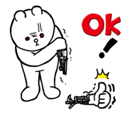 Cyber White Bear (English ver.) sticker #2707846