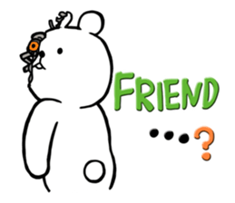 Cyber White Bear (English ver.) sticker #2707850