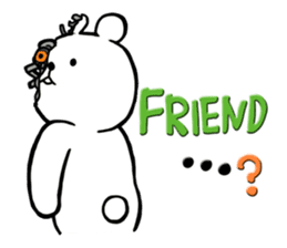 Cyber White Bear (English ver.) sticker #2707850