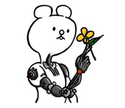 Cyber White Bear (English ver.) sticker #2707852