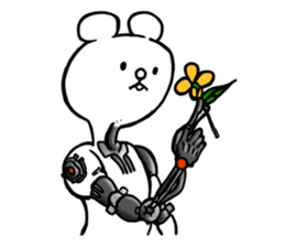 Cyber White Bear (English ver.) sticker #2707852