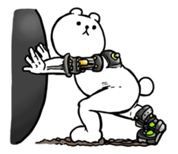 Cyber White Bear (English ver.) sticker #2707856