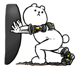 Cyber White Bear (English ver.) sticker #2707856