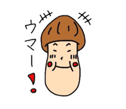 matsutake-kun of kinoko sticker #2708883