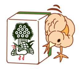Mahjong-bird sticker #2708955