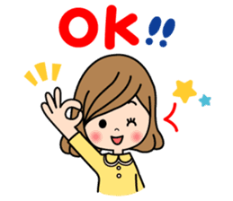 It is a mom and a baby pleasantly sticker #2708981