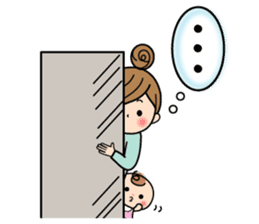 It is a mom and a baby pleasantly sticker #2709016