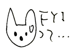 The interlude of the cat named RIN 19 sticker #2709126