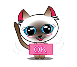 Baby Cat pink pink sticker #2709461