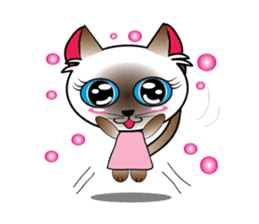 Baby Cat pink pink sticker #2709463