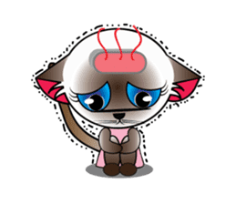 Baby Cat pink pink sticker #2709468