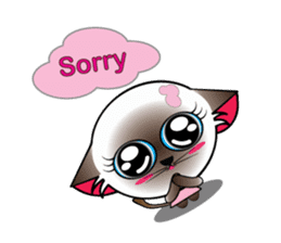 Baby Cat pink pink sticker #2709469