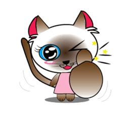 Baby Cat pink pink sticker #2709470