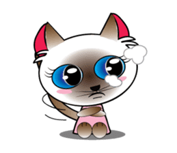 Baby Cat pink pink sticker #2709477