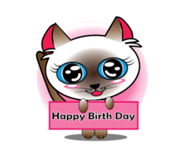 Baby Cat pink pink sticker #2709486