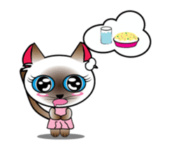 Baby Cat pink pink sticker #2709487