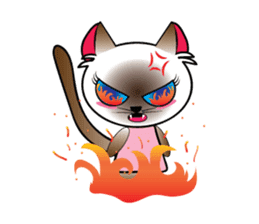 Baby Cat pink pink sticker #2709488