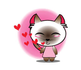 Baby Cat pink pink sticker #2709489