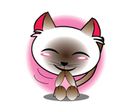 Baby Cat pink pink sticker #2709490