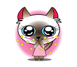 Baby Cat pink pink sticker #2709493