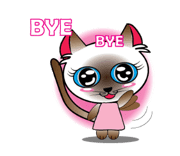 Baby Cat pink pink sticker #2709495