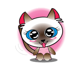 Baby Cat pink pink sticker #2709496