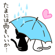 Weather forecast cat Kurokuro sticker #2709576