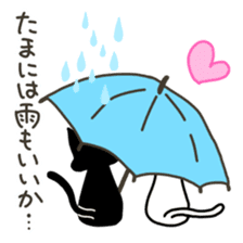 Weather forecast cat Kurokuro sticker #2709576