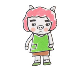 Mrs.BUTAYAMA and Mrs.NEKOYAMA sticker #2709819