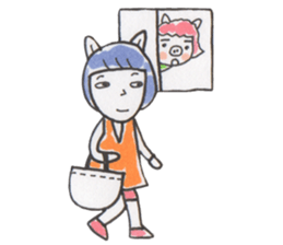 Mrs.BUTAYAMA and Mrs.NEKOYAMA sticker #2709828