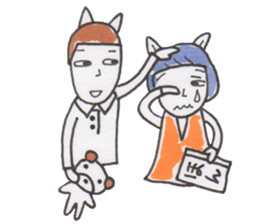 Mrs.BUTAYAMA and Mrs.NEKOYAMA sticker #2709852