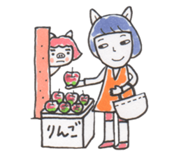 Mrs.BUTAYAMA and Mrs.NEKOYAMA sticker #2709856