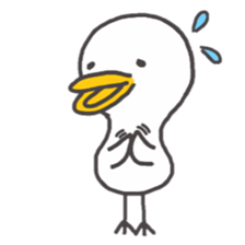 The duck try hard sticker #2710281