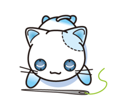 The stuffed animal of a cat sticker #2710606