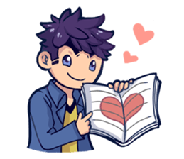 College Couple sticker #2710624