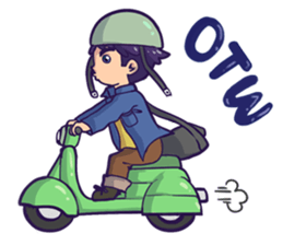 College Couple sticker #2710631