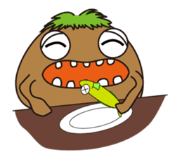 The monster, Kenmu 2 sticker #2710815