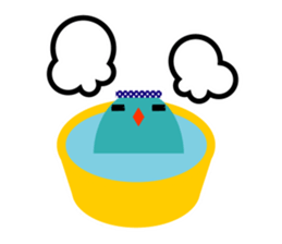 The blue bird of happiness. sticker #2711266