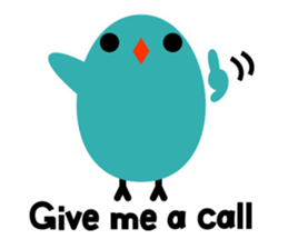 The blue bird of happiness. sticker #2711275