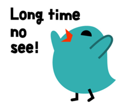 The blue bird of happiness. sticker #2711279