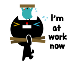 The blue bird of happiness. sticker #2711281