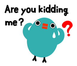 The blue bird of happiness. sticker #2711292