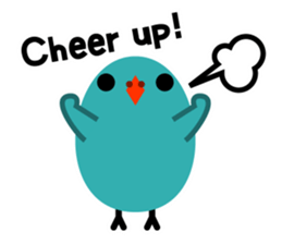 The blue bird of happiness. sticker #2711293