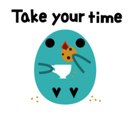 The blue bird of happiness. sticker #2711295