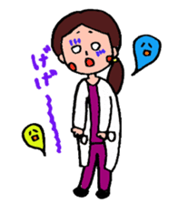 Daily life of the womandoctor sticker #2711400