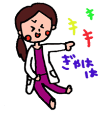 Daily life of the womandoctor sticker #2711402