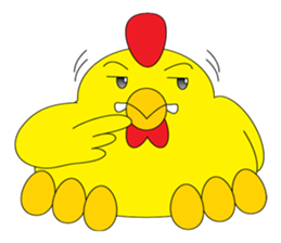 vayu-chicken sticker #2711710